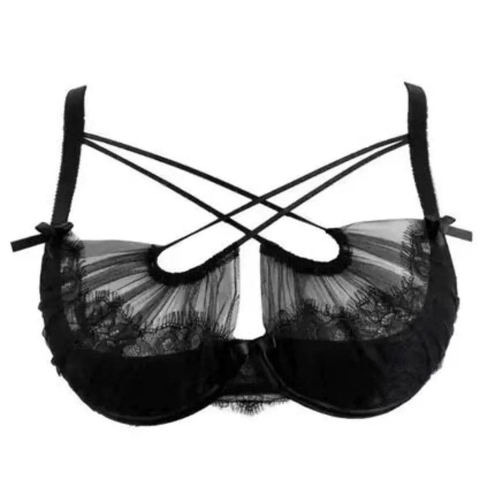 French Romantic Layered Mesh Camisole - Padded Sheer Sleeveless Tank Top Lingerie Vest for Women