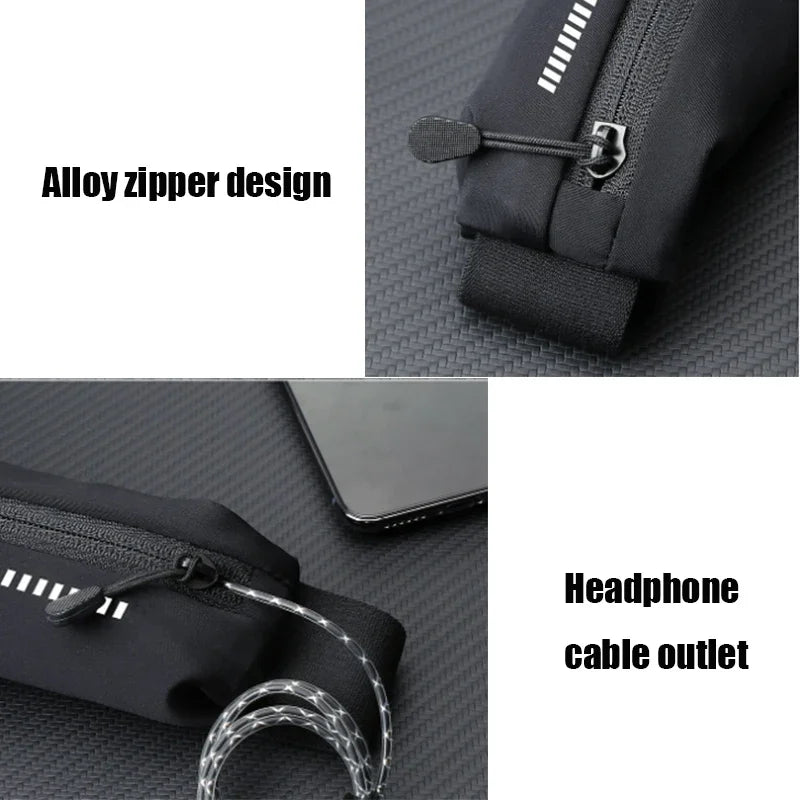 Women's Waist Running Bag: Waterproof Sports Fitness Pouch for Money, Phone, and Keys - Jogging Training Belt, Bike Accessories