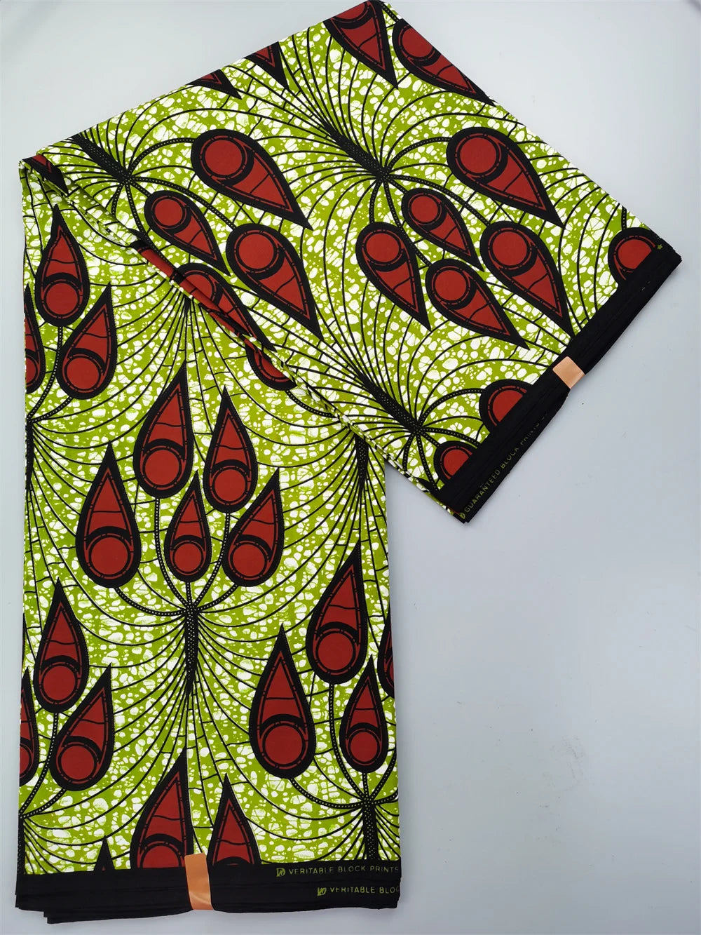 African Ankara Wax Print Fabric - 100% Cotton Nigerian Designer Pagne for Sewing & DIY Party Dresses