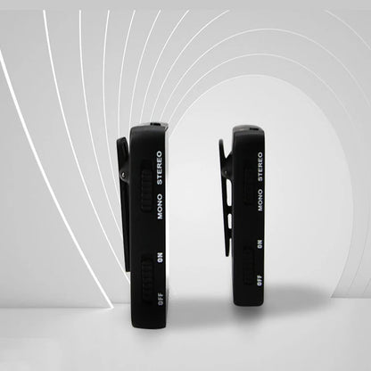 M-vave WP-10 2.4G Wireless Earphone Monitor – Rechargeable Transmitter & Receiver with Volume Button, Supports Stereo & Mono Cuvave