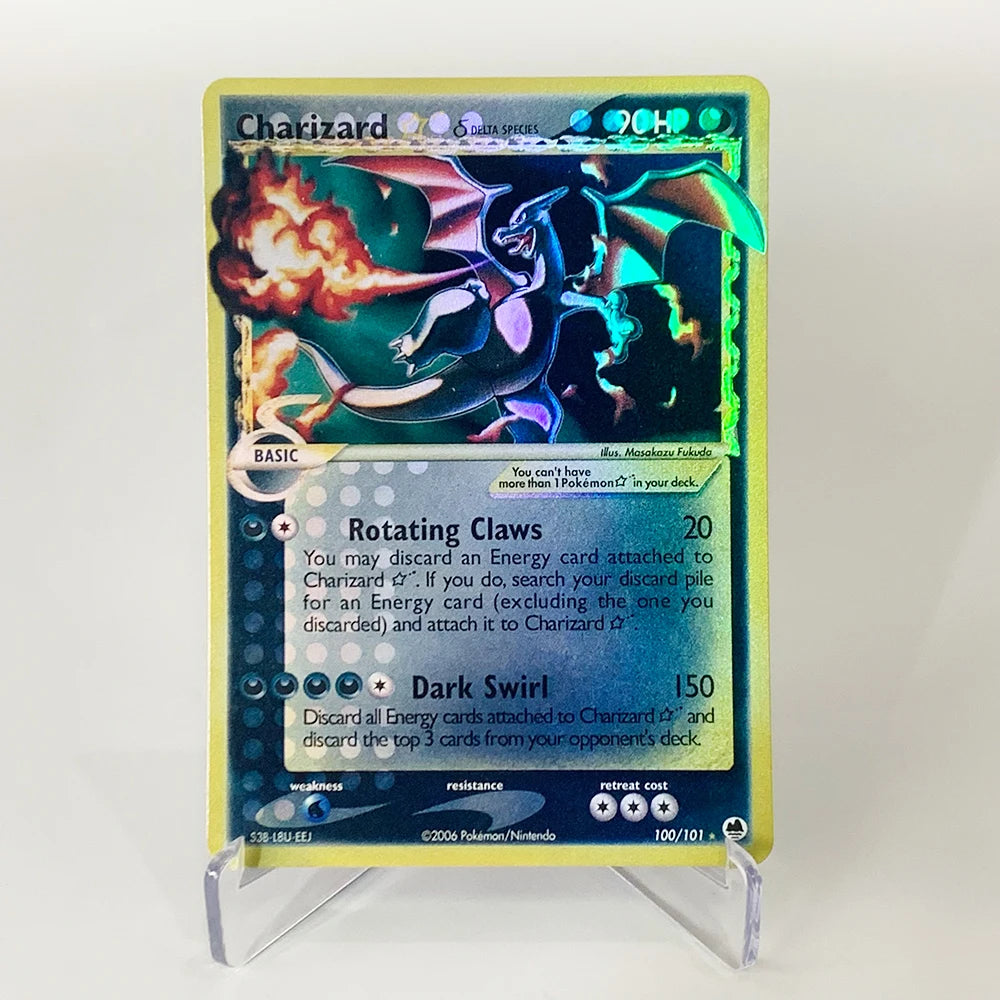 PTCG Charizard V VMAX EX GX Cards - Rare Collectible Battle and Proxy Trading Cards