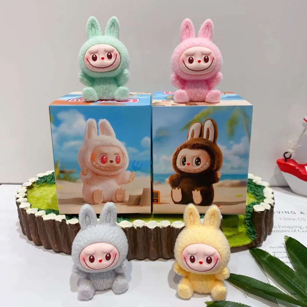 Mini Labubu Blind Box – The Monsters Heartbeat Macaron Enamel PVC Figurine Kawaii Tabletop Ornament Gift
