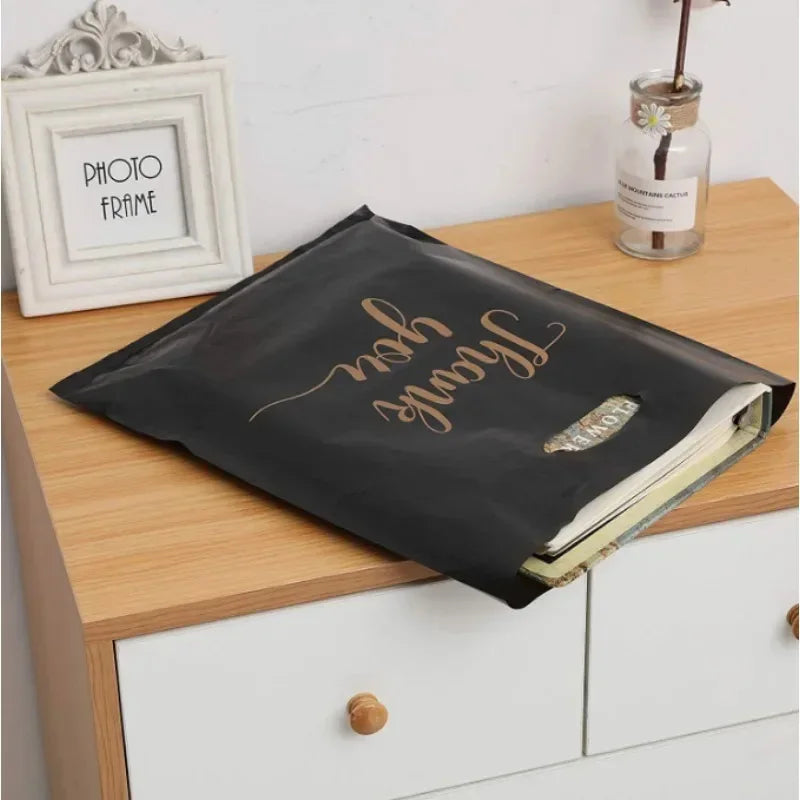 100PCS Black Thanksgiving Gift Bags – Candy & Product Packaging for Wedding, Birthday, Party Decoration