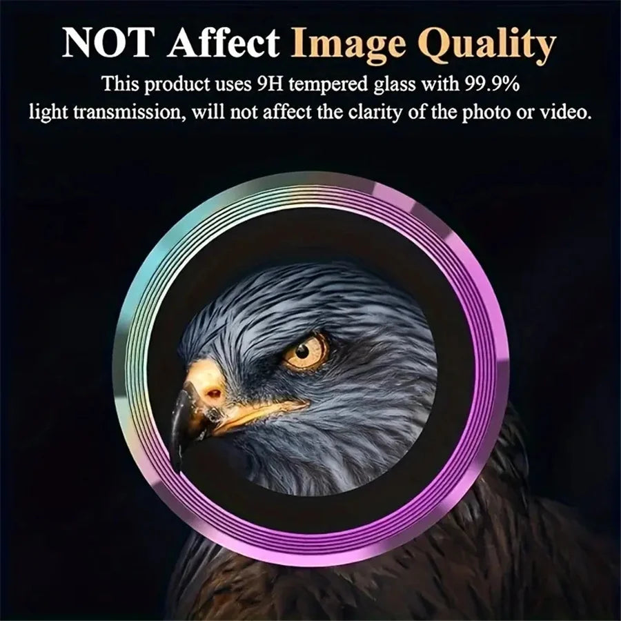 3Pcs Metallic Lens Protector Cover - Full Camera Protection for Samsung Galaxy S25 Plus S24 S23 FE A15 A35 A55 Series