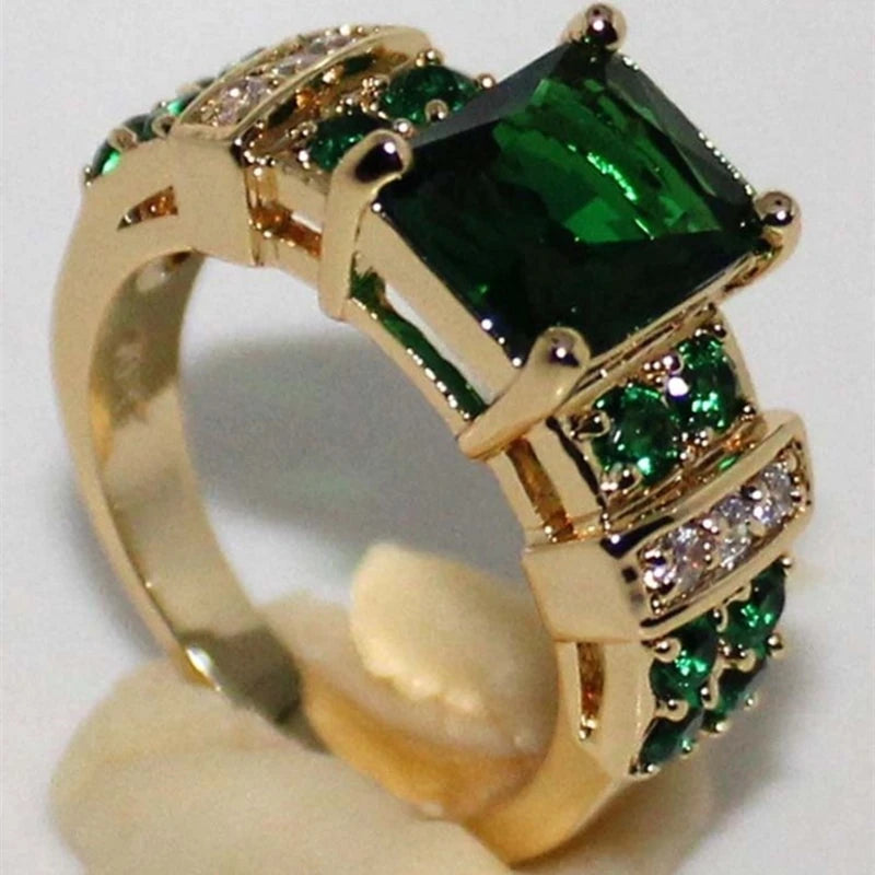 Irish Celtic Knot Square Ring – Vintage Men's Punk Hip Hop Fashion Jewelry Gift