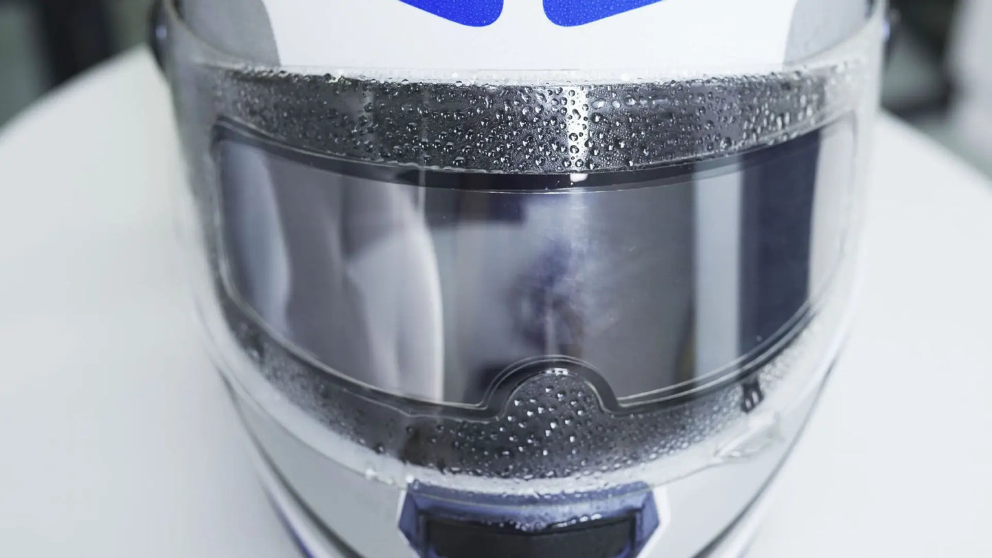 4PCS Universal Motorcycle Helmet Anti-Fog & Rainproof Film - Clear Coating Sticker for Helmet Accessories