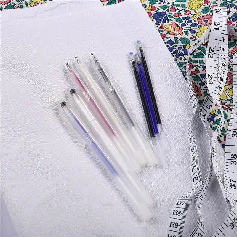 Heat Erasable Magic Marker Pen Set: 10/20Pcs Temperature Disappearing Fabric Pens - Line Marking Sewing Accessories for DIY Crafts