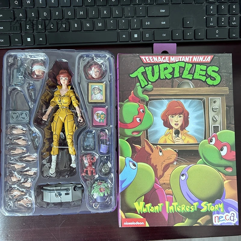 NECA Version 2.0 Female Reporter Action Figure — Yellow Clothes Collectible GK Statue Model Toy, Christmas Gift