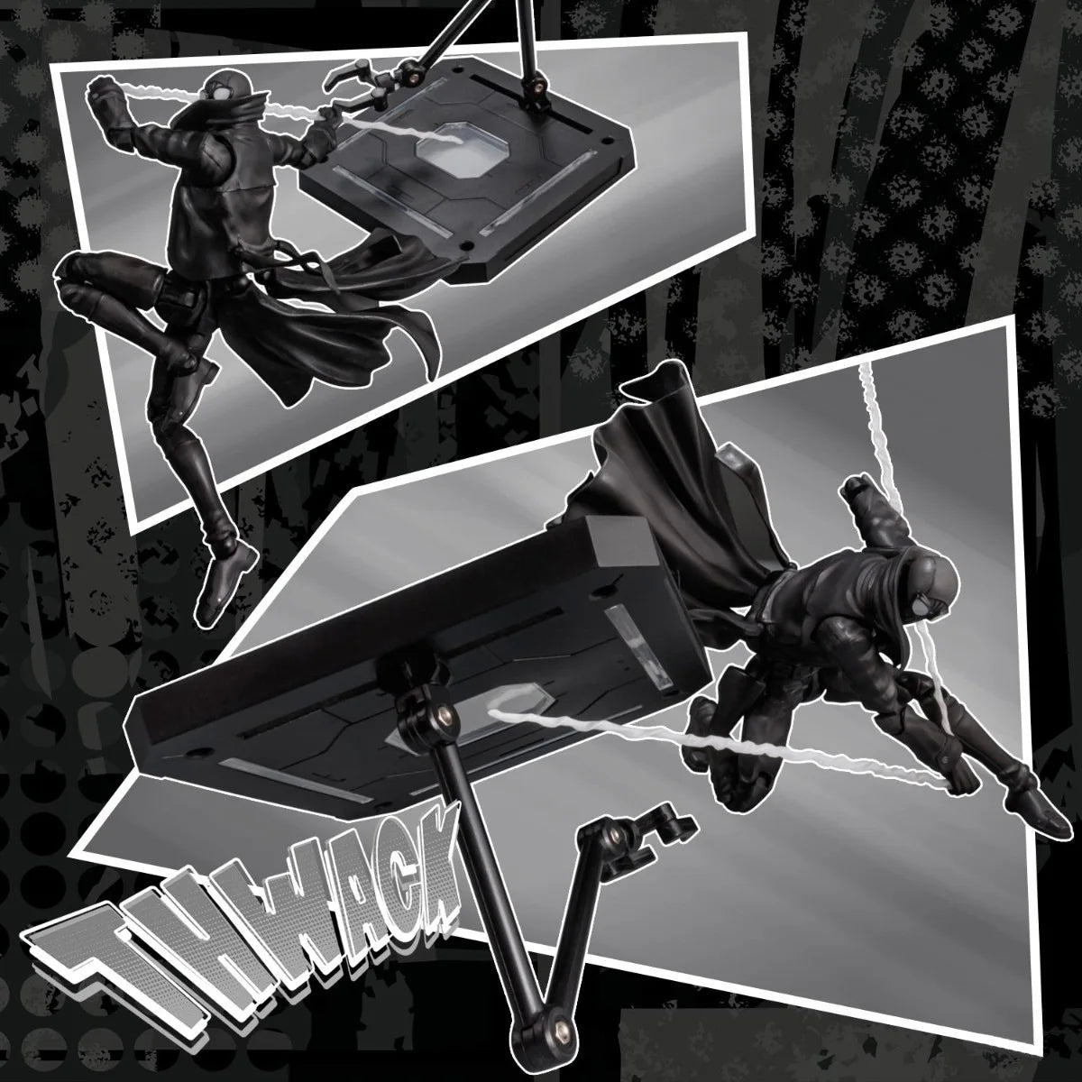 Spider-Man Noir Marvel Legends SHF Action Figure – Peter Parker Ultimate Black Spider-Man Earth-90214, Kids Gift Toy