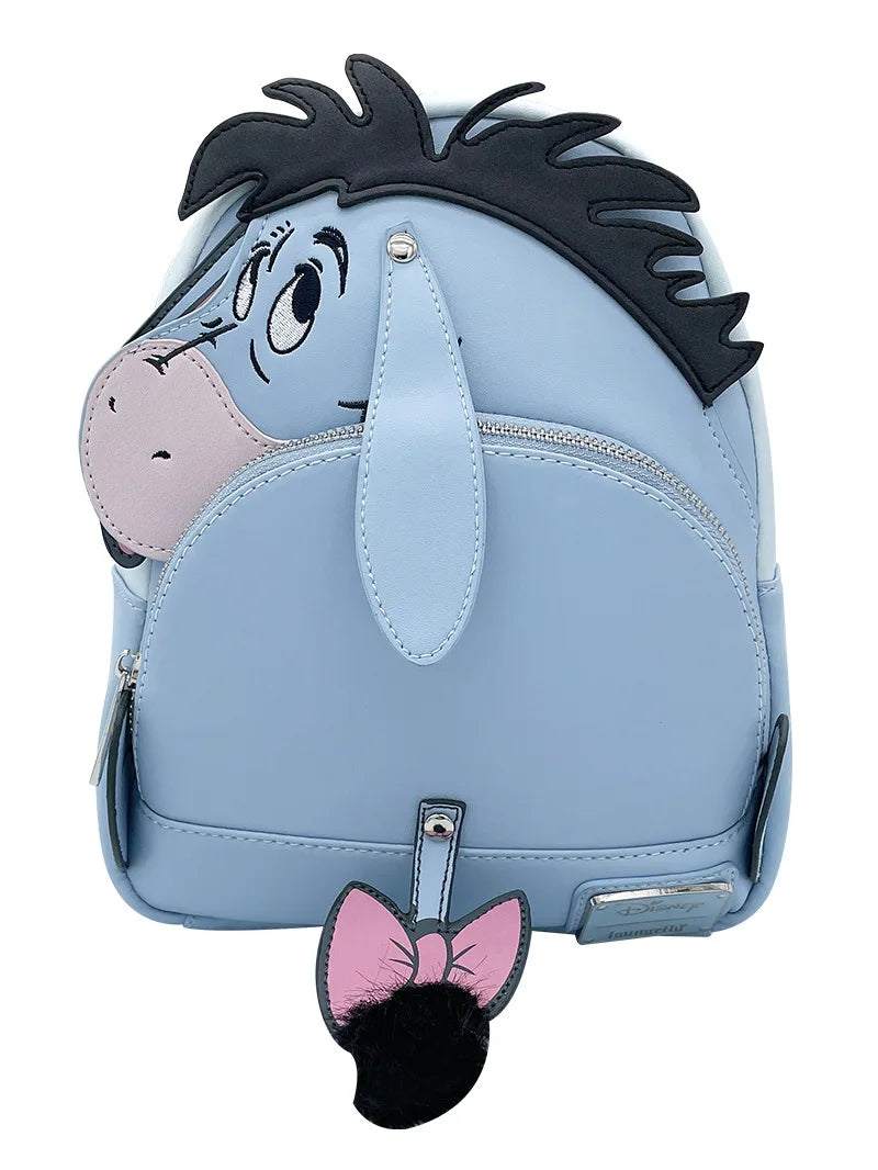 The Aristocats Marie Mini Backpack – Floral Print Schoolbag with Villains Scene, Maleficent & Sleeping Beauty Design for Kids