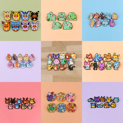 Cute Duck Enamel Pin Set - Cartoon Animal Lapel Brooches for Coats, Bags & Gifts