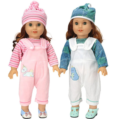 18" American Doll Clothes Set — Jacket and Pants Outfit for Baby Dolls