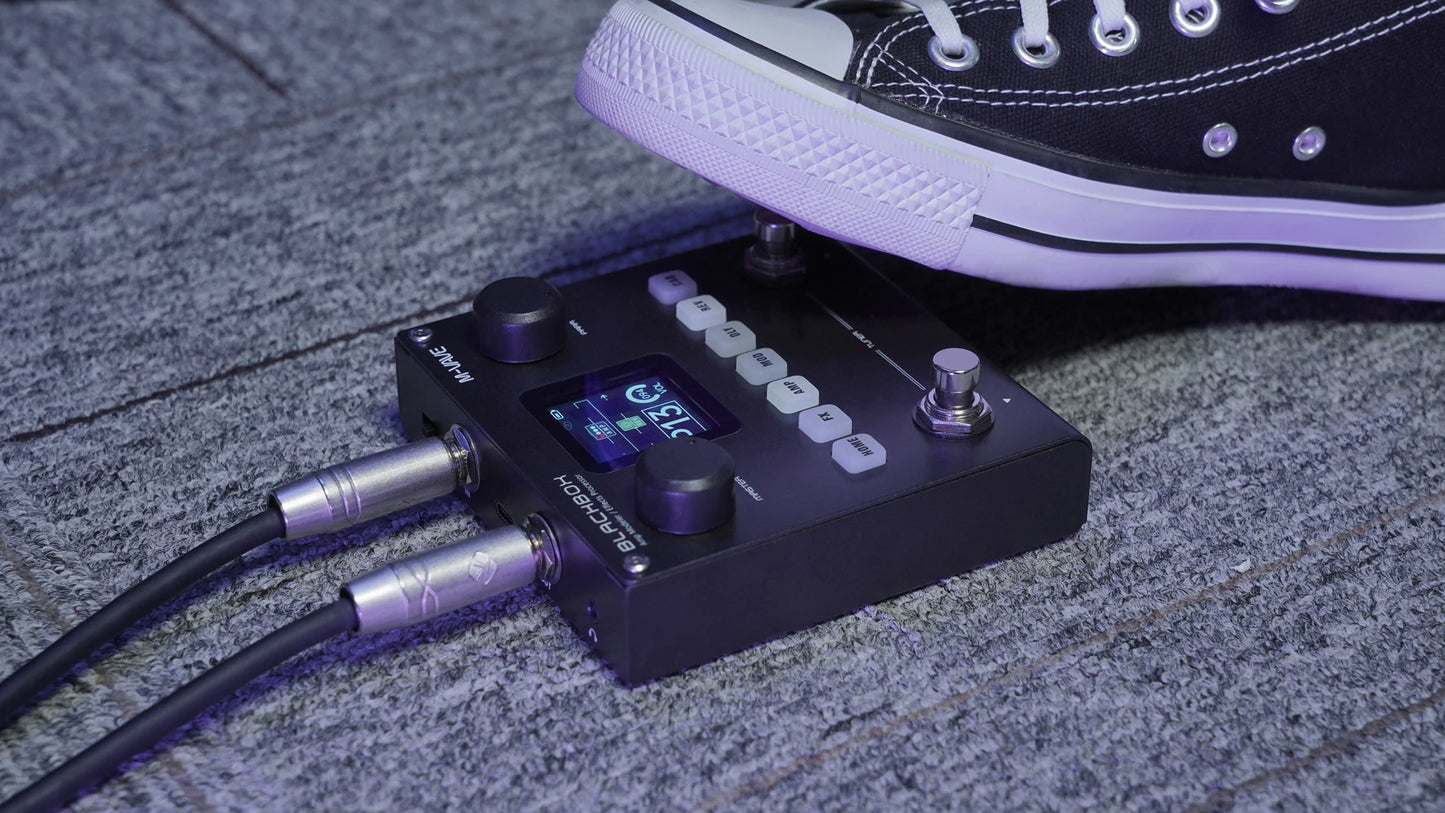 M-VAVE Blackbox Guitar/Bass AMP Modeler – Multi-Effects Processor, Rechargeable for Electric Guitar & Bass