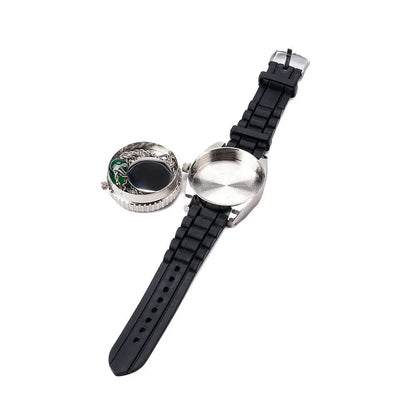 Creative Hidden Safe Watch-Style Box - 2-in-1 Medicine & Jewelry Storage Case