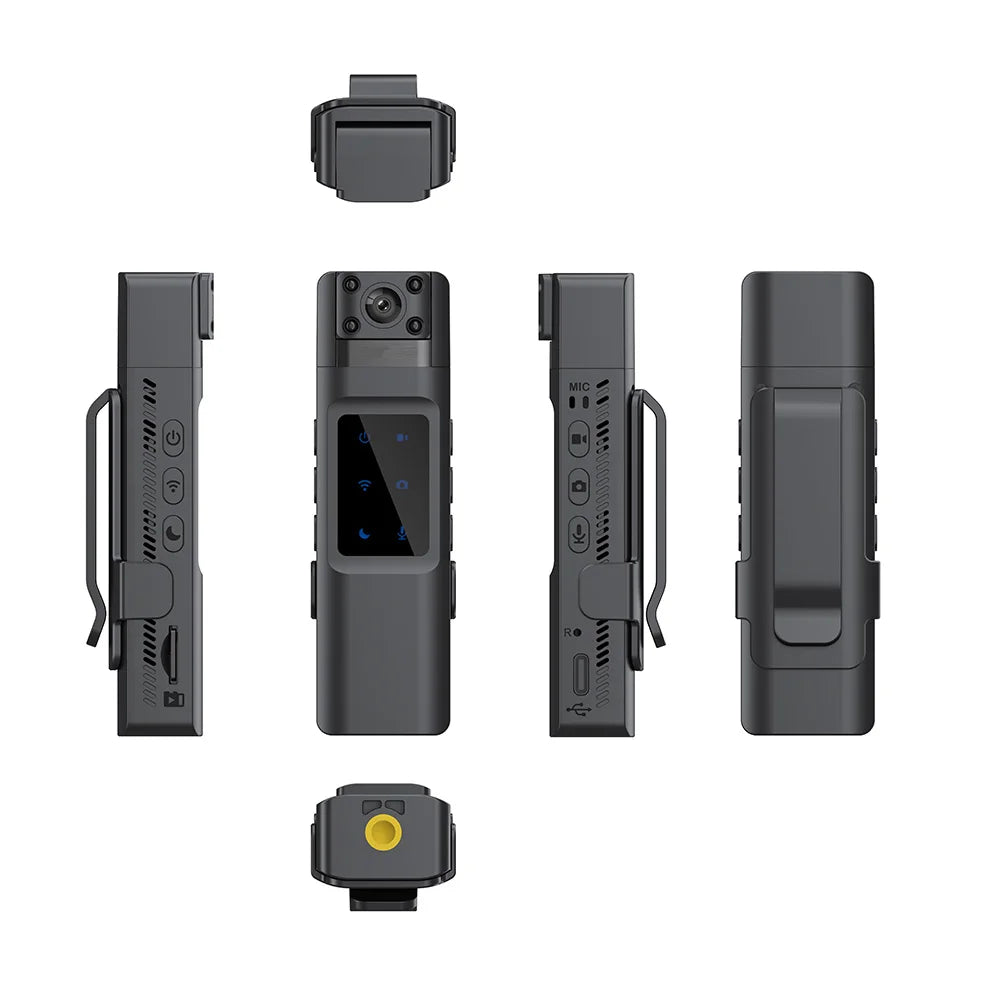 JOZUZE Mini Portable Body Camera – 1080P Wearable Police, Sport, and Business Conference Video Recorder