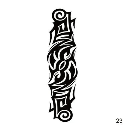 16 Designs Full Arm Temporary Tattoo Sleeves - Waterproof Body Art Stickers for Men & Women Fashion Style