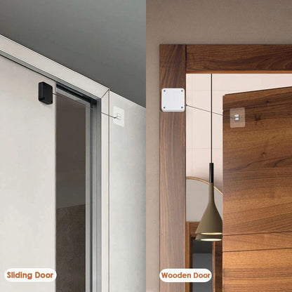 Automatic Sensor Door Closer - Punch-Free Adjustable Surface Door Stopper for Home Improvement