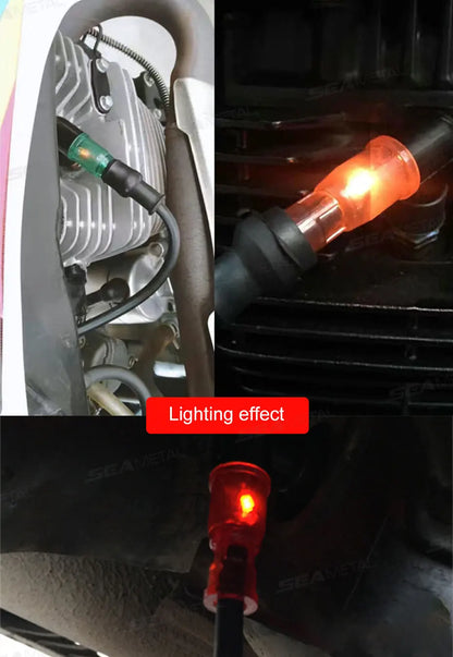 BLALION Universal Motorcycle Spark Plug Cap – 90° Flash Ignition Cap for Moto Engines