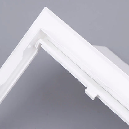 ABS Access Panel Door - White Push Type Inspection Hatch Cover For Wall, Ceiling & Maintenance Openings
