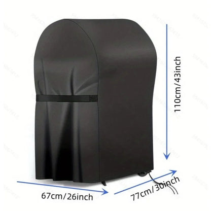 Heavy-Duty Waterproof BBQ Grill Cover – Outdoor Dustproof Anti-UV Rain Protection for Barbecue Grills