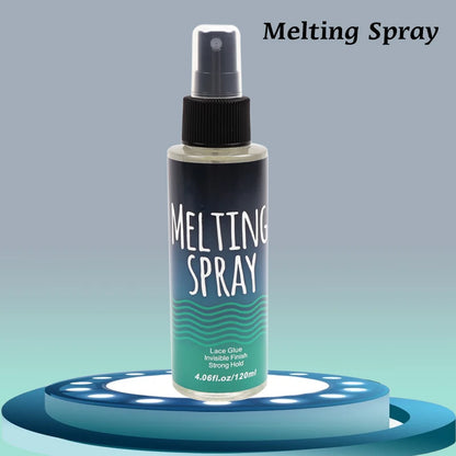 120ml Lace Melting Spray – Seamless Finish Glue, Invisible Hair Adhesive for Lace Wigs, Strong Hold