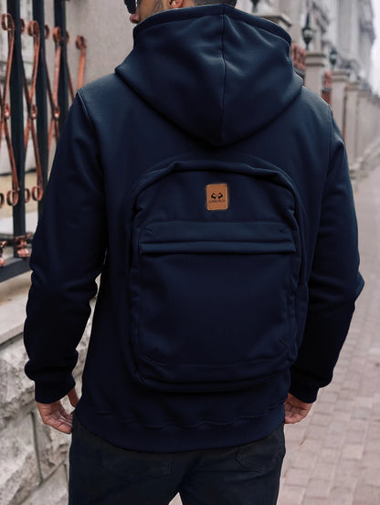 Autumn/Winter Loose Cotton Hoodie – Unisex Casual American Fashion Backpack Style