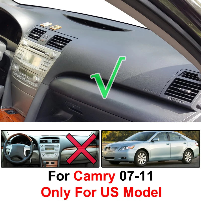 XUKEY Toyota Camry XV40 Dashboard Cover - 2007–2011 Dash Mat Carpet Pad