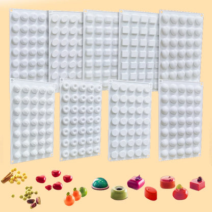35-Cell Silicone Candy & Chocolate Mold — Jelly, Cake, Ice Cube & Dessert Baking Tool