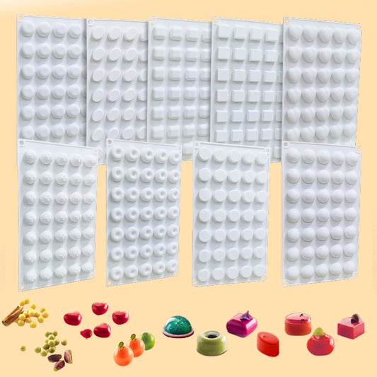 35-Cell Silicone Candy & Chocolate Mold — Jelly, Cake, Ice Cube & Dessert Baking Tool