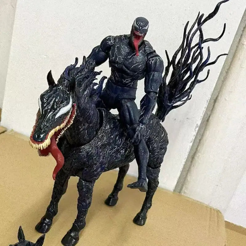 SHF Venom & Carnage Action Figures — Collectible Statue Dolls, Toy Models for Kids & Christmas Gifts