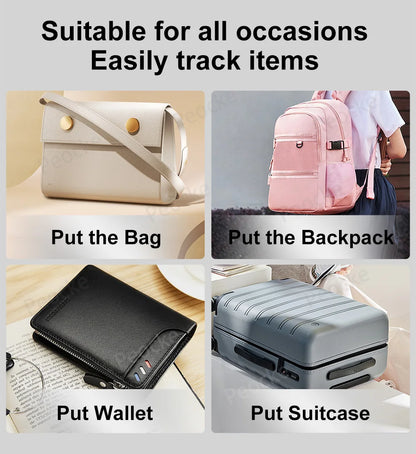 Wallet Anti-Loss Card – GPS Smart Tag with iPhone Find My Bluetooth, Ultra-Thin Wireless Charging, IP67 Waterproof