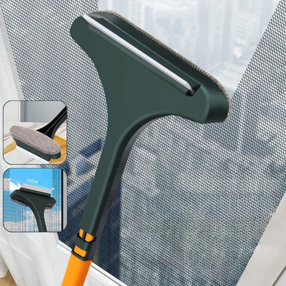 Keep Your Home Bug-Free: Multifunctional Anti-Mosquito Screen & Glass Brush - Dual-Use Household Cleaning Tool for Dry and Wet Surfaces - Effortlessly Clean Windows and Dust