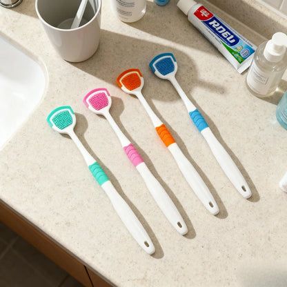Tongue Scraper for Bad Breath – Oral Hygiene Cleaner for Adults, Daily Fresh Breath Tool