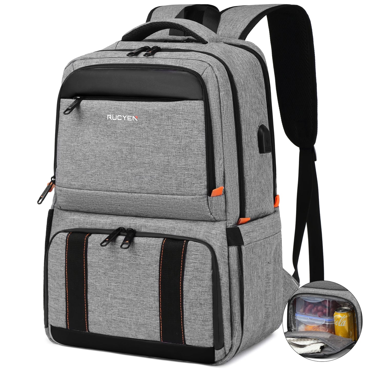 Insulated Lunch Cooler Backpack – Large Capacity Waterproof Picnic & Travel Bag for Outdoor Camping, Multifunctional Food Storage Pack