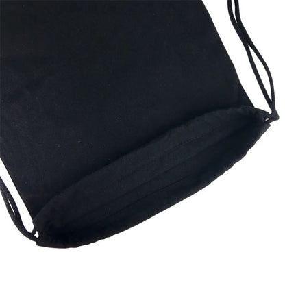 One Piece Luffy Anime Drawstring Backpack — Full-Color Cartoon Storage Bag with Pocket