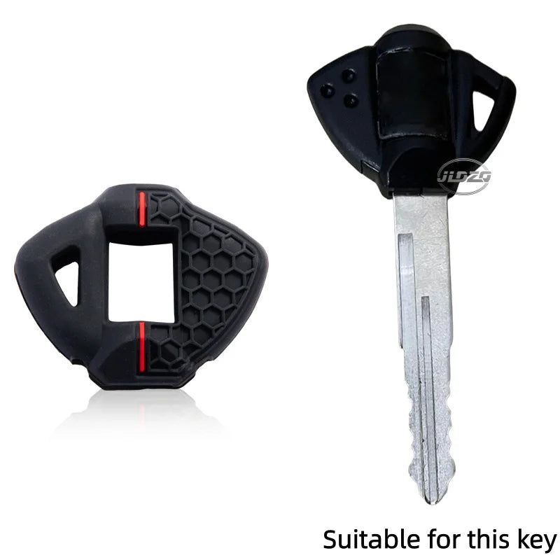 Silicone Motorcycle Key Cover Case for Suzuki V-Strom 650/1000/1050XT – Durable Key Shell Protector for DL650 & DL1000 Models