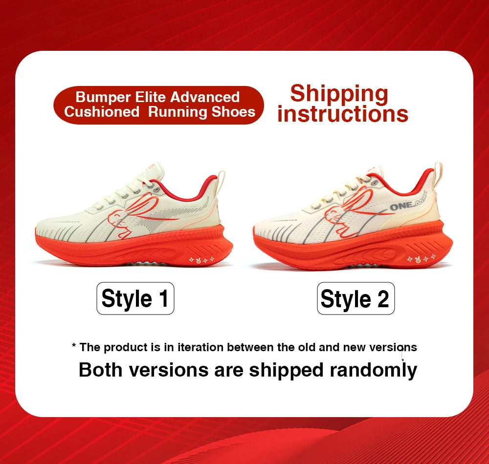 ONEMIX 2024 Men's Running Shoes – Non-Slip, Breathable, Lightweight Cushion Sneakers for Outdoor Sports