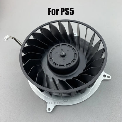 Original PS5 Internal Cooling Fan — 17 & 23 Blade Replacement Cooler for PlayStation 5 Console