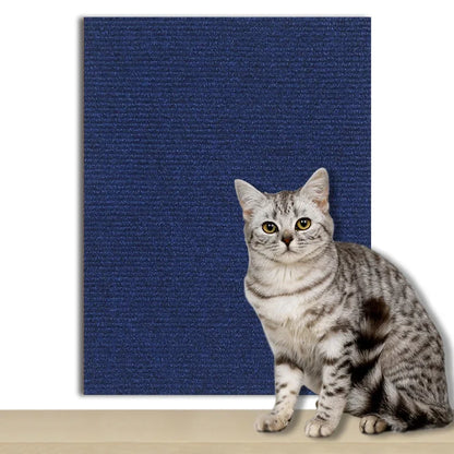 Self-Adhesive Carpet Cat Scratch Board – DIY Wall & Sofa Protection, Anti-Scratch Paws Sharpening for Cats