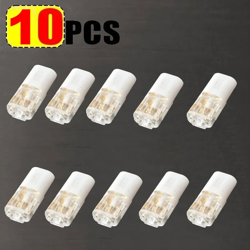 D2 Waterproof 2-Pin Wire Connectors - 10/20/30/50/100PCS Car Electrical Cable Plug Snap Terminals