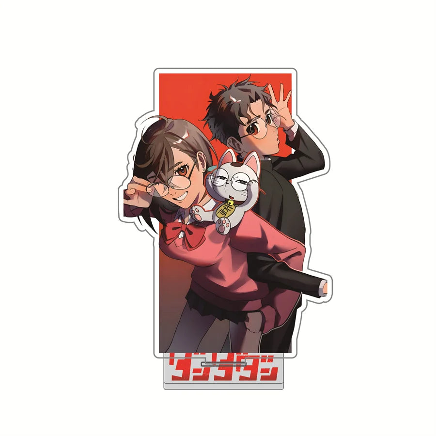 Anime Dandadan Momo Acrylic Keychain Stand – 15cm Cosplay Figure Display Plate for Bag Decoration, Fan Gift & Collectible Ornament