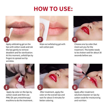 BB Lips Ampoule Serum Starter Set – Semi-Permanent Tinted Lip Gloss, Moisturizing & Long-Lasting Lip Care with Free Shipping