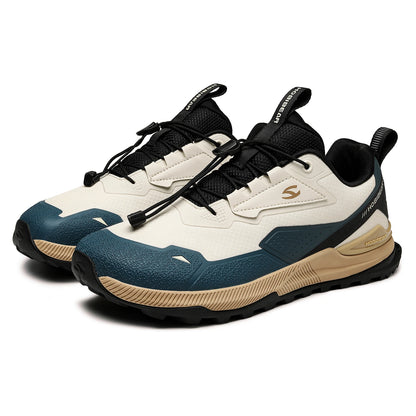 HOBIBEAR Hiking & Walking Shoes — Men’s & Women’s Non-Slip Elastic Band Sneakers, Comfortable Outdoor Running Shoes