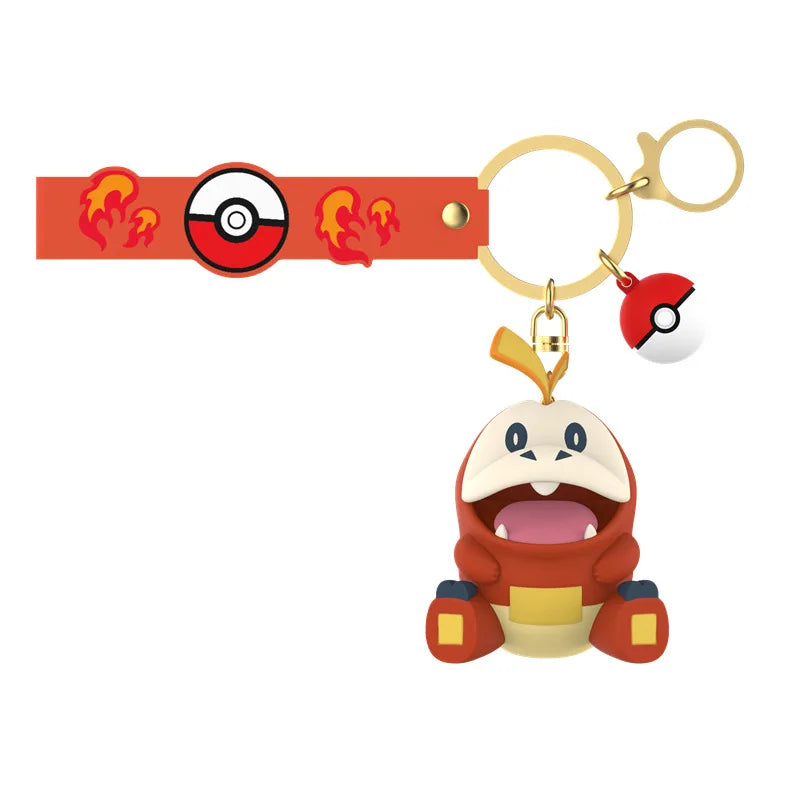 Genuine Pokémon Keychain Figures – Morpeko, Gengar, Meowth, Cubone & Jigglypuff Anime Action Toy Keyring Fragrance Pendant Gift