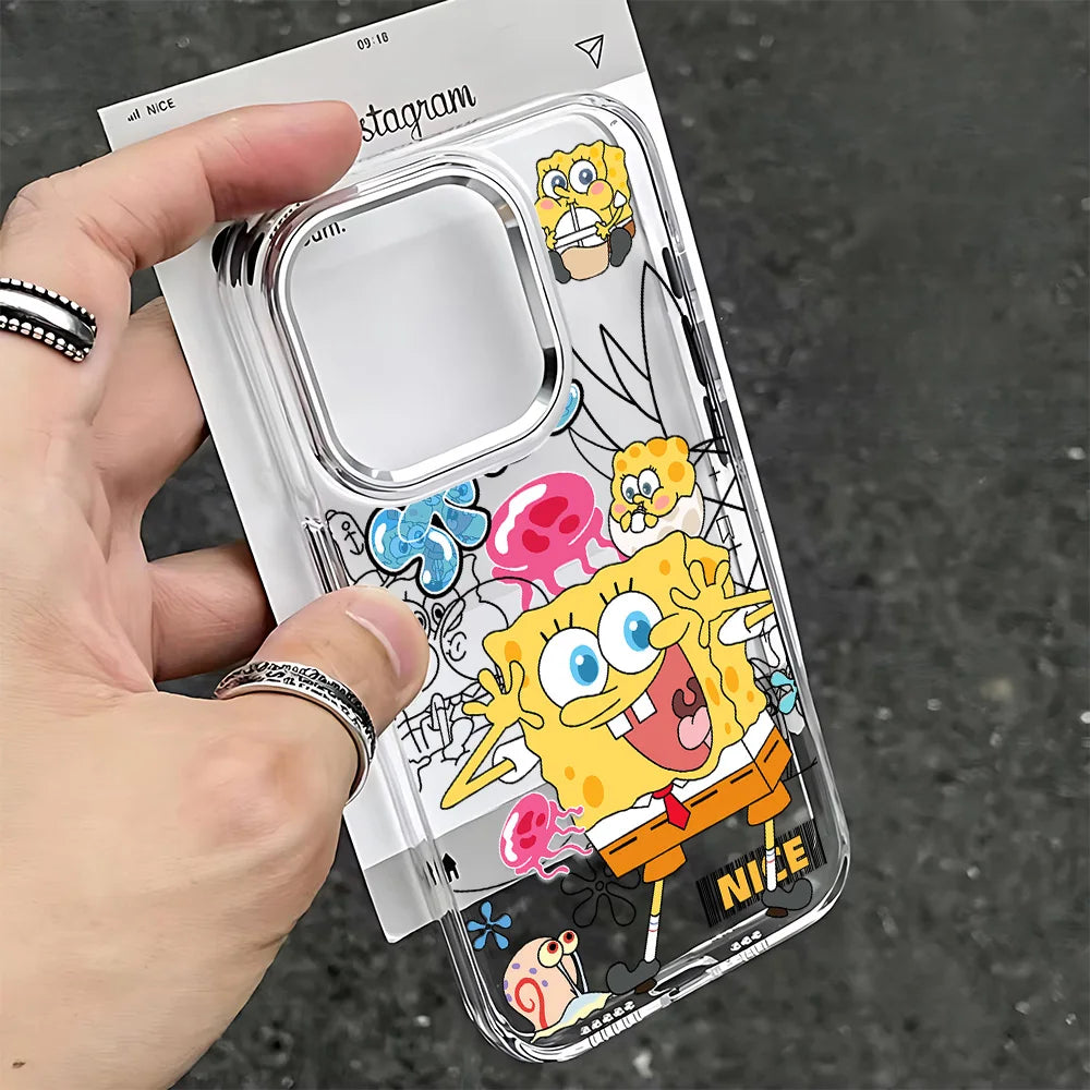 Funny Cartoon Phone Case - Soft Clear Protective Cover for iPhone 17, 16, 15, 14, 13 & More