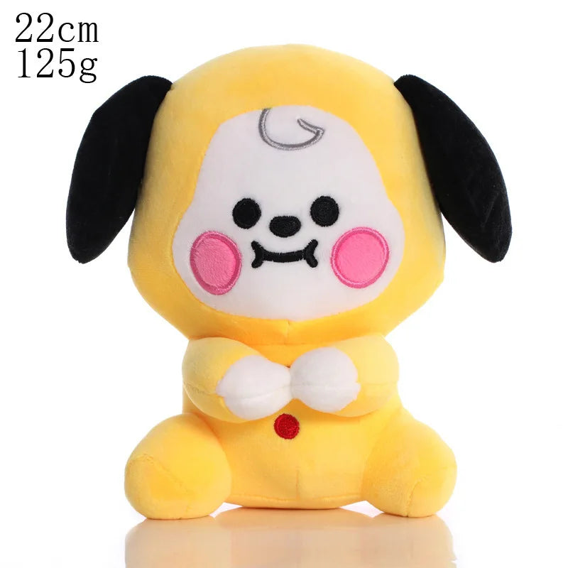 BTed Plush Toys Keychain – Kawaii Mini Anime Pendant 12-22cm Soft Stuffed Animal Doll Gift for Kids