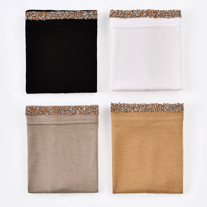 Women’s Modal Cotton Hijab Undercap - Soft Stretchy Diamond Bonnet for Muslim Headscarf & Turban Styling