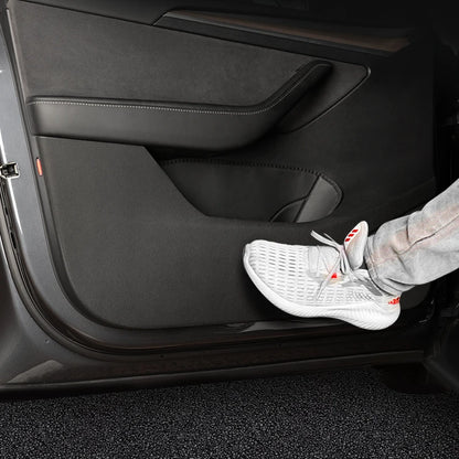 Tesla Model 3/Y Car Door Anti-Kick Pad – Protective Door Panel Mat, Anti-Stepping & Anti-Dirt Accessory