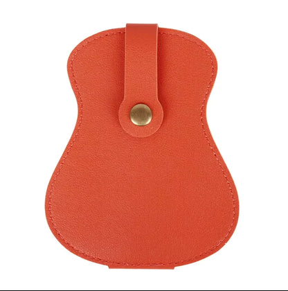 18-Slot Guitar Pick Storage Case – PU Leather Folding Durable Portable Plectrum Holder