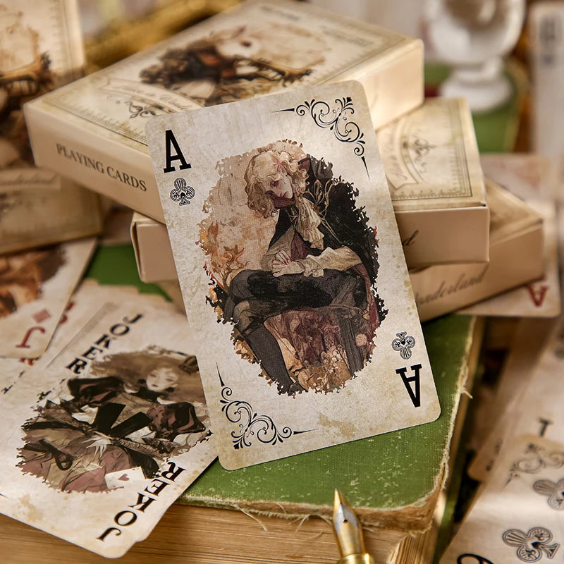 Mr. Paper Retro Theme Playing Cards 55PCS — DIY Handbook, Origami & Entertainment Relaxation Pack